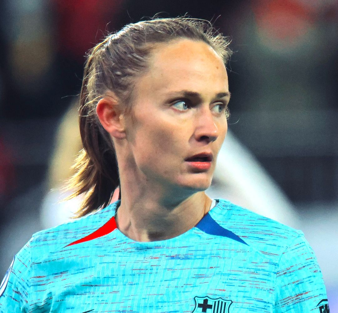Caroline Graham Hansen con el FC Barcelona en el Brann-Barcelona de la Liga de Campeones, marzo de 2024